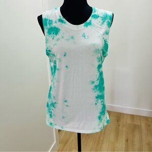 Sub_Urban Riot Green and White Muscle Tee